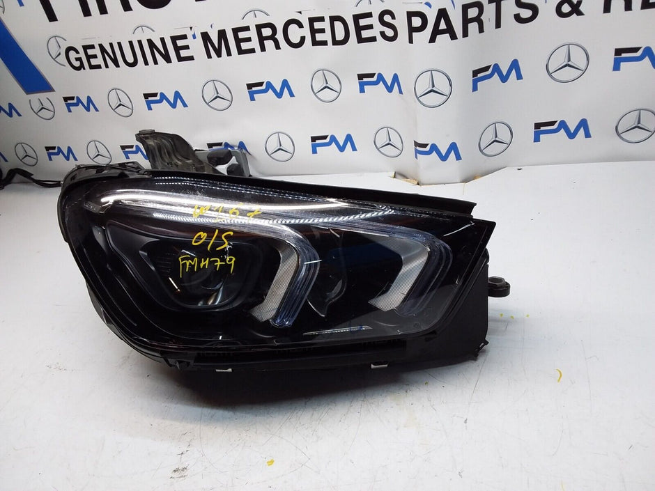 MERCEDES-BENZ W167 GLE DRIVER O/S HEADLIGHT A1679060900 FMH79 LED HIGH PERF