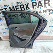 MERCEDES BENZ A-CLASS W176 DRIVER REAR DOOR OSR BLUE 2012-18 COMPLETE FMD370