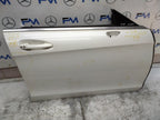 MERCEDES BENZ CLS W218  DRIVER FRONT DOOR OSF WHITE 2011-18 FMD539