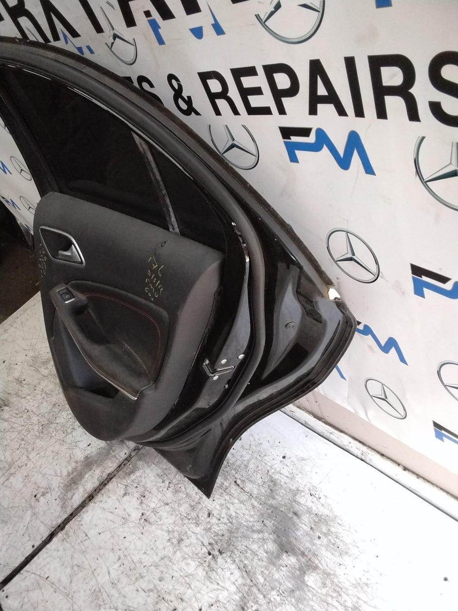 MERCEDES A-CLS W176  DRIVER REAR  DOOR OSR  2012-18 BLACK COMPLETE FMD600