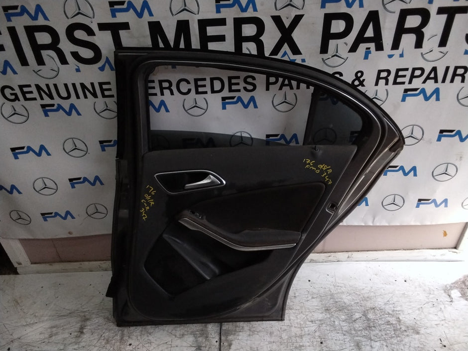 MERCEDES A-CLASS W176 DRIVER REAR DOOR OSR GREY 2012-18 COMPLETE FMD347