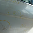 MERCEDES C-CLASS W204 SLN DRIVER REAR DOOR OSR WHITE COMPLETE 2009-2014 FMD436