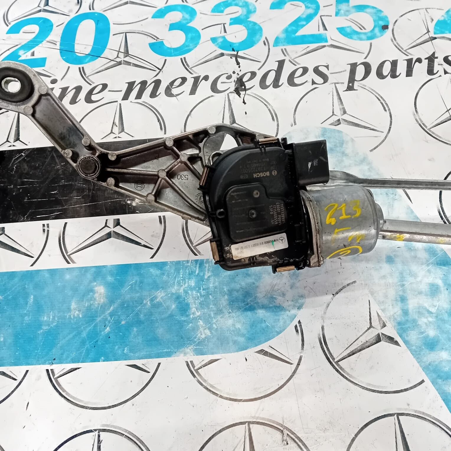 MERCEDES E-CLASS W213 RHD FRONT WIPER MOTOR & LINKAGE OEM A2138207402