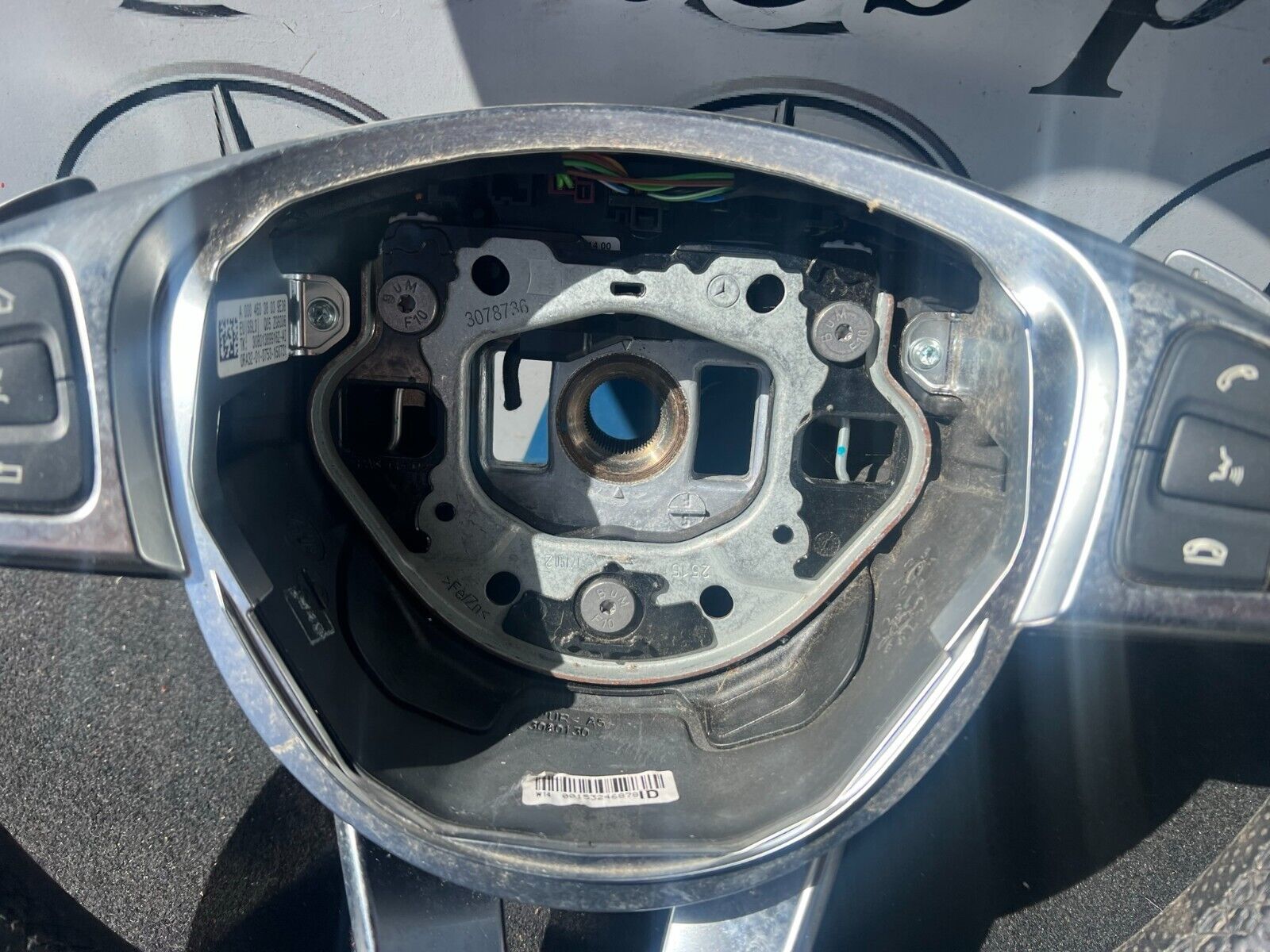 2014-2018 MERCEDES C CLASS W205 STEERING WHEEL WITH PADDLE SHIFTS A0004603803
