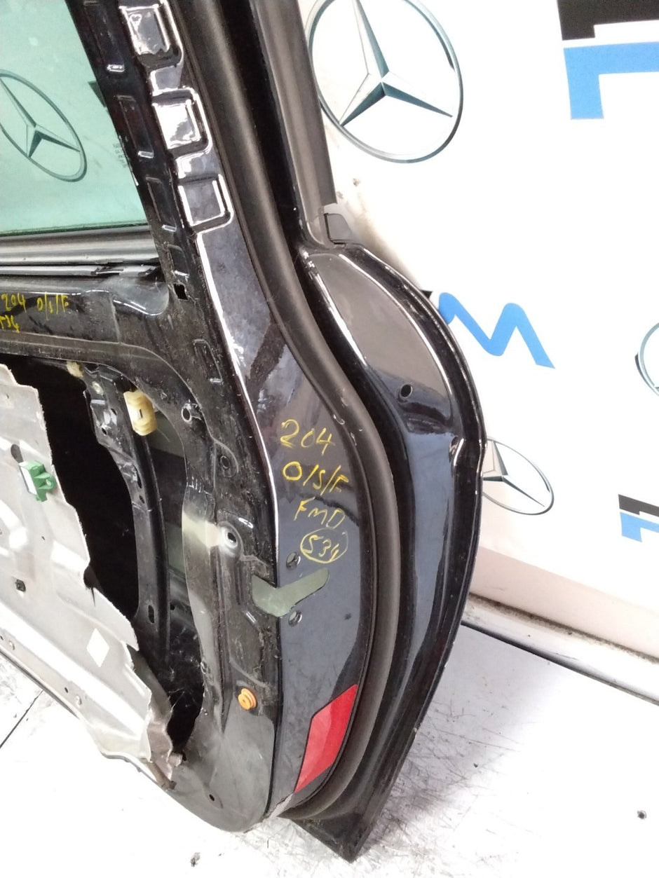 MERCEDES C-CLASS W204 SLN DRIVER FRONT DOOR OSF BLACK 2008-14  FMD534