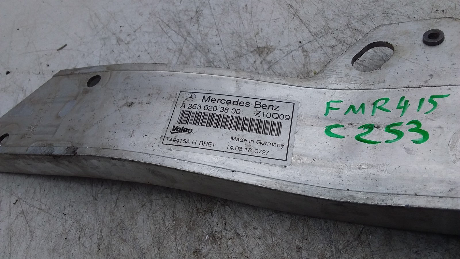 MERCEDES BENZ GLC X253 RADIATOR SUPPORT BRACKET LEFT A2536203800 FMR415