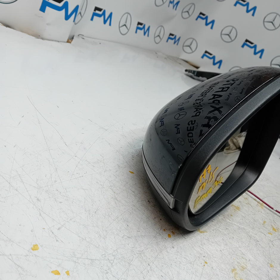 MERCEDES A-CLASS  W177 PASSENGER SIDE WING MIRROR A1778105304 BLACK FMM34