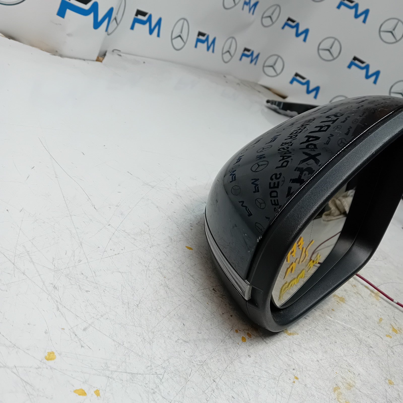 MERCEDES A-CLASS  W177 PASSENGER SIDE WING MIRROR A1778105304 BLACK FMM34