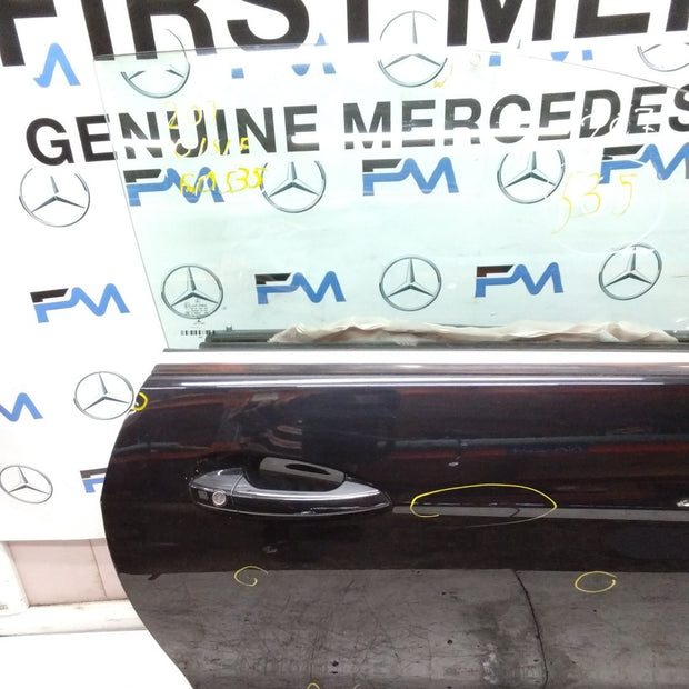 MERCEDES BENZ  E-CLASS W207 DRIVER FRONT DOOR OSF BLACK 2009-16  FMD535