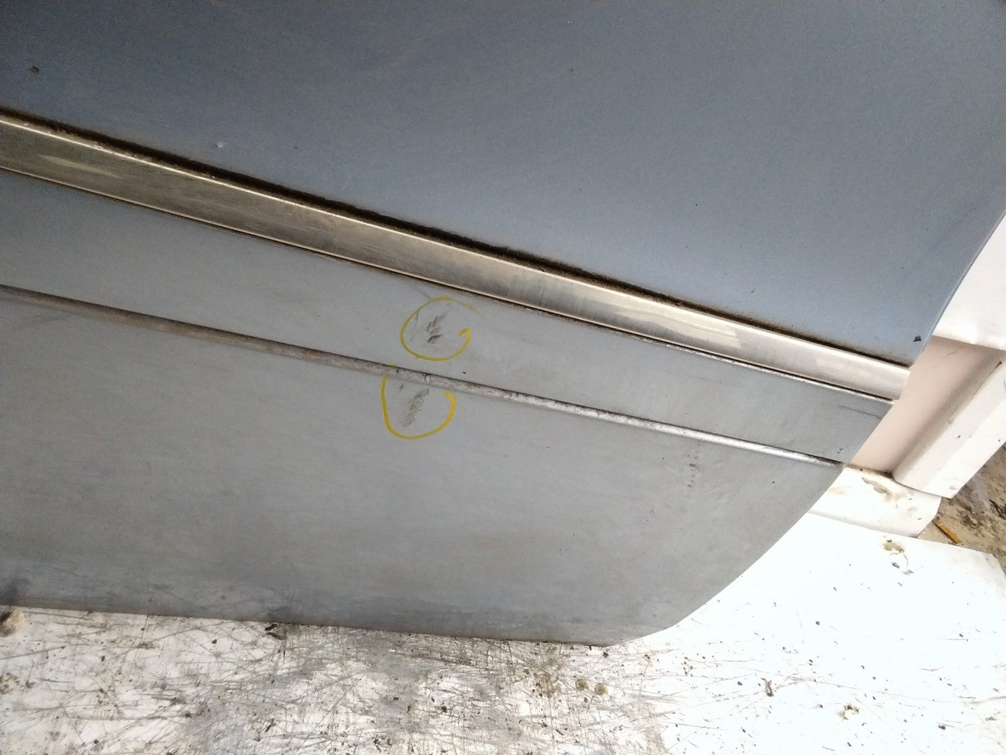 MERCEDES M-CLASS W164  DRIVER REAR DOOR OSR BLUE 2005-2011 COMPLETE FMD563