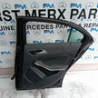 MERCEDES A-CLASS W176 DRIVER REAR DOOR OSR BLACK 2012-2018 COMPLETE FMD444