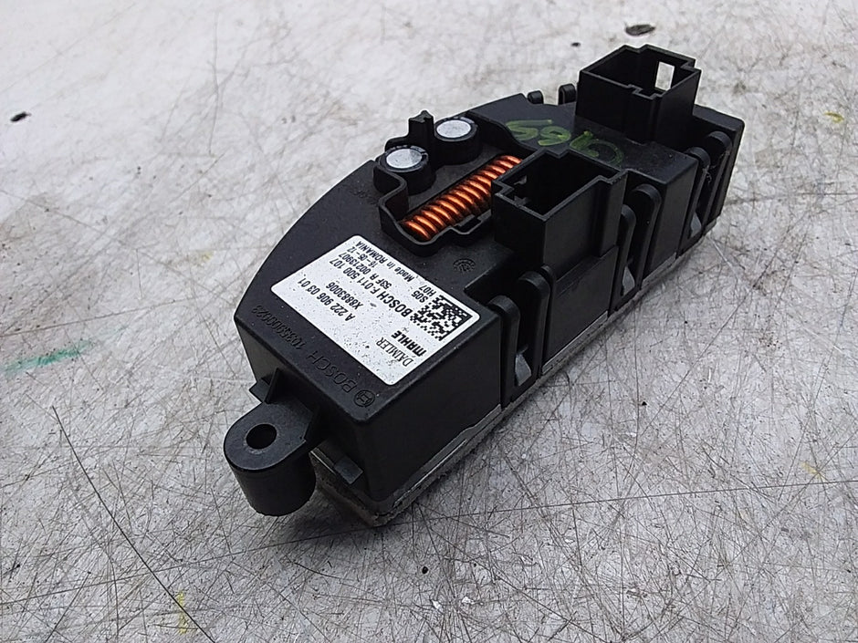 MERCEDES S-CLASS W222 RESISTOR BLOWER REGULATOR HEATING A2229060301 FMR276