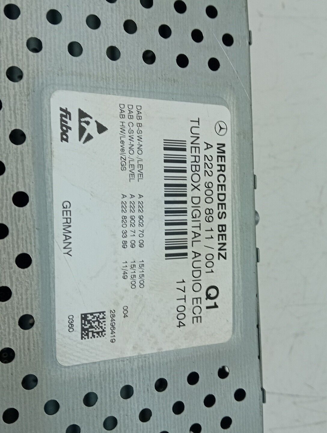 Mercedes Glc C E Class Radio Tuner Box W253 W205 W213 14-21 A2229008911 FM292