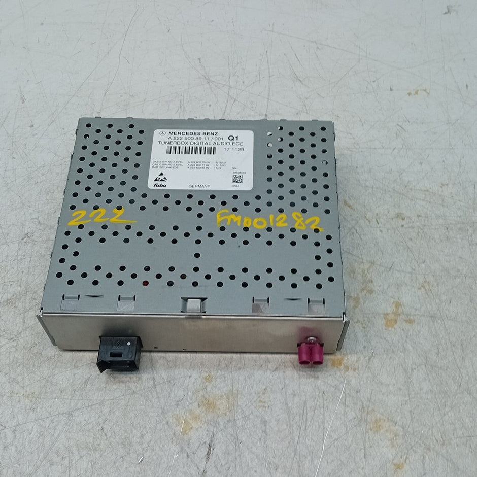 MERCEDES BENZ S-CLASS W222  2014-2021  RADIO TUNER BOX  A2229008911 FM001282