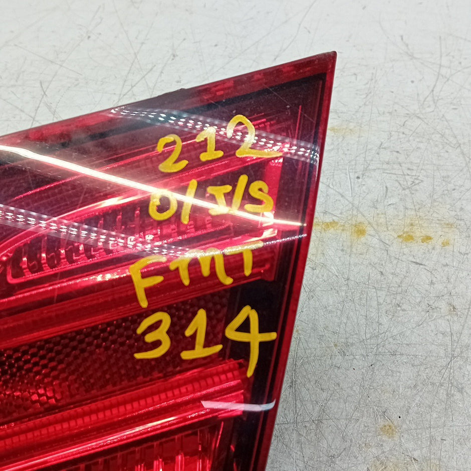 MERCEDES E-CLASS W212 DRIVER  INNER SIDE RIGHT REAR TAIL LIGHT 2014 FMT314