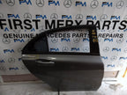 MERCEDES BENZ A-CLASS W176 SLN DRIVER REAR DOOR OSR GREY 2012-2018 FMD322