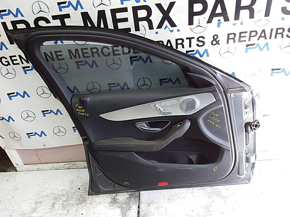 MERCEDES C-CLS W205  SLN PASSENGER FRONT DOOR NSF GREY 2014 ONWARDS  FMD611