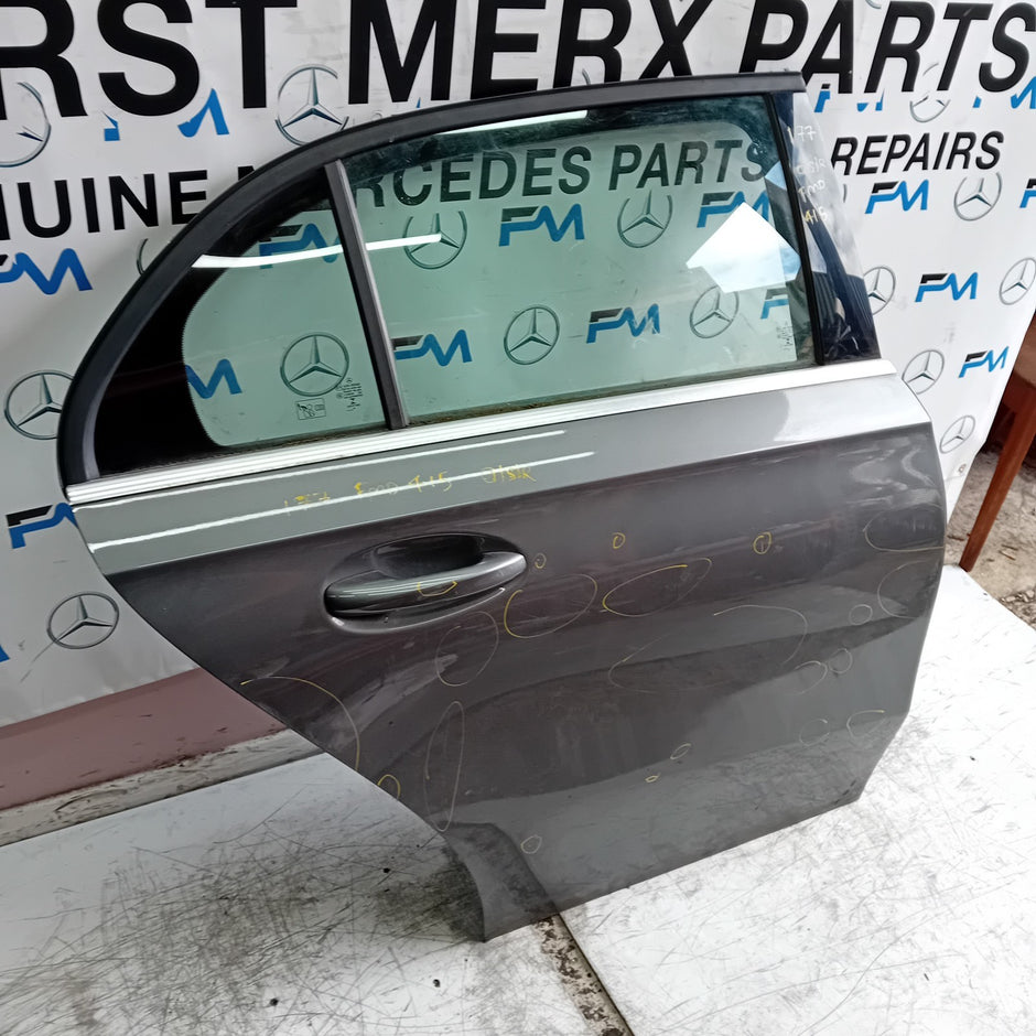 MERCEDES A-CLASS W177 DRIVER REAR DOOR OSR GREY COMPLETE 2018 ON FMD415