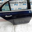 MERCEDES E-CLASS W213 SLN DRIVER REAR DOOR OSR BLUE 2016 ON COMPLETE FMD270