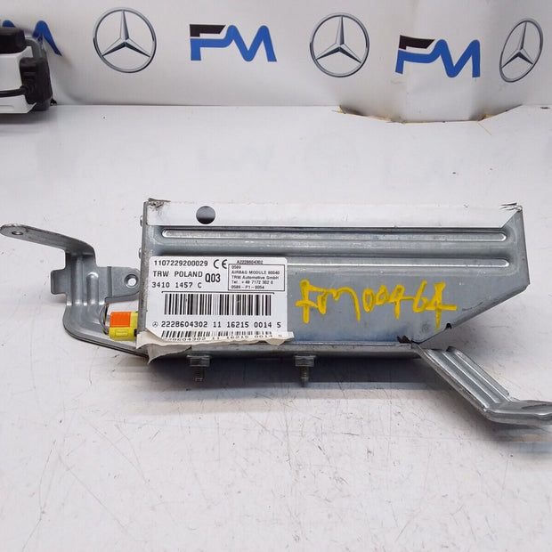 MERCEDES  S-CLASS W222 PASSENGER REAR SIDE  AIRBAG MODULE A2228604302 FM00464