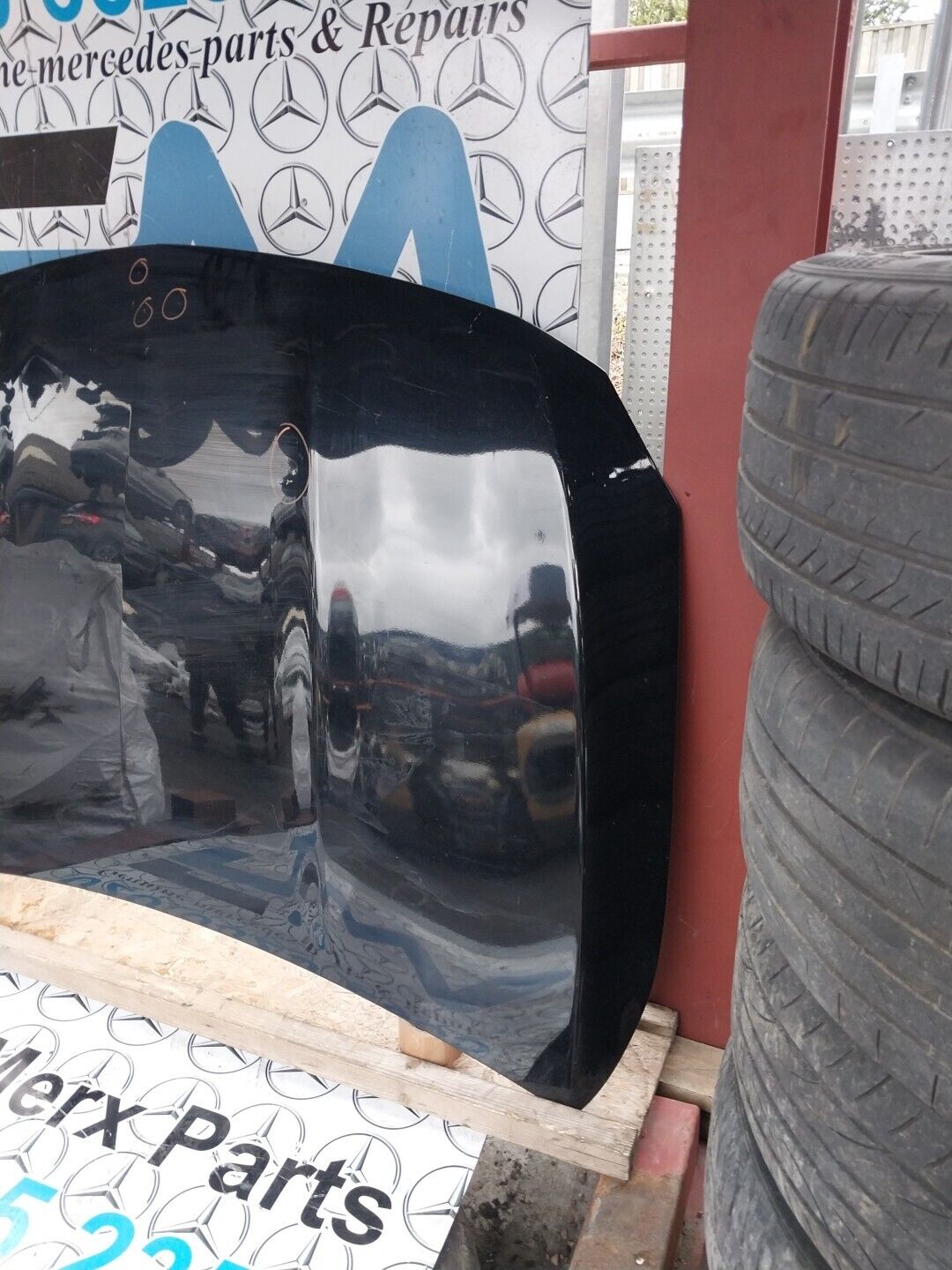 MERCEDES BENZ GLA CLASS 2013-2019 W156 FRONT BONNET HOOD IN BLACK 191 