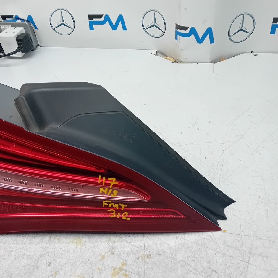 MERCEDES CLA W117 PASSENGER SIDE LEFT REAR TAIL LIGHT 2018 A1179063900 FMT312