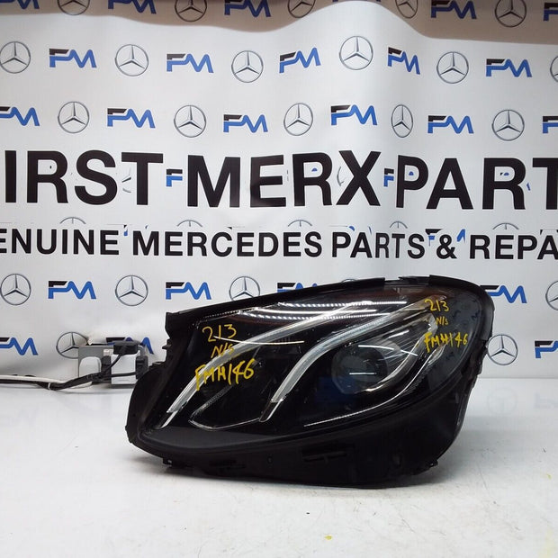 2018 MERCEDES E-CLASS W213 HEADLIGHT PASSENGER NS A2139064104 FMH146 LED HIGH
