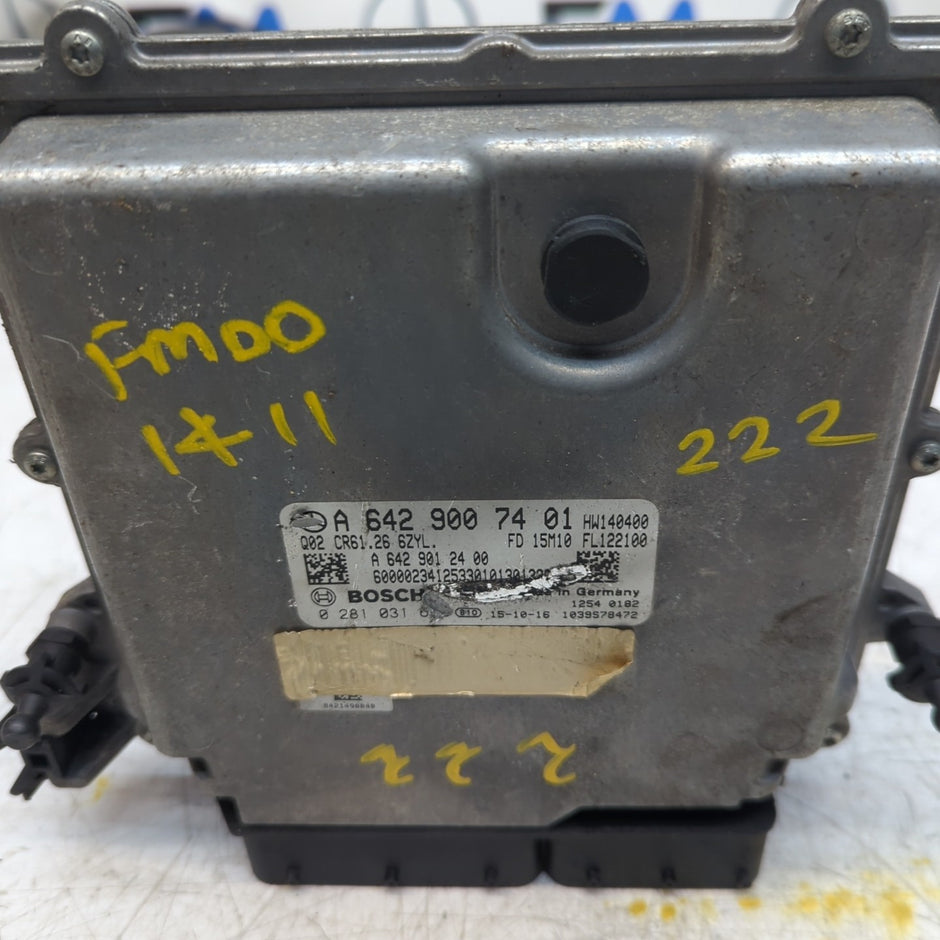 MERCEDES S-CLASS W222 ECU DIESEL ENGINE CONTROL MODULE A6429007401 FM001411