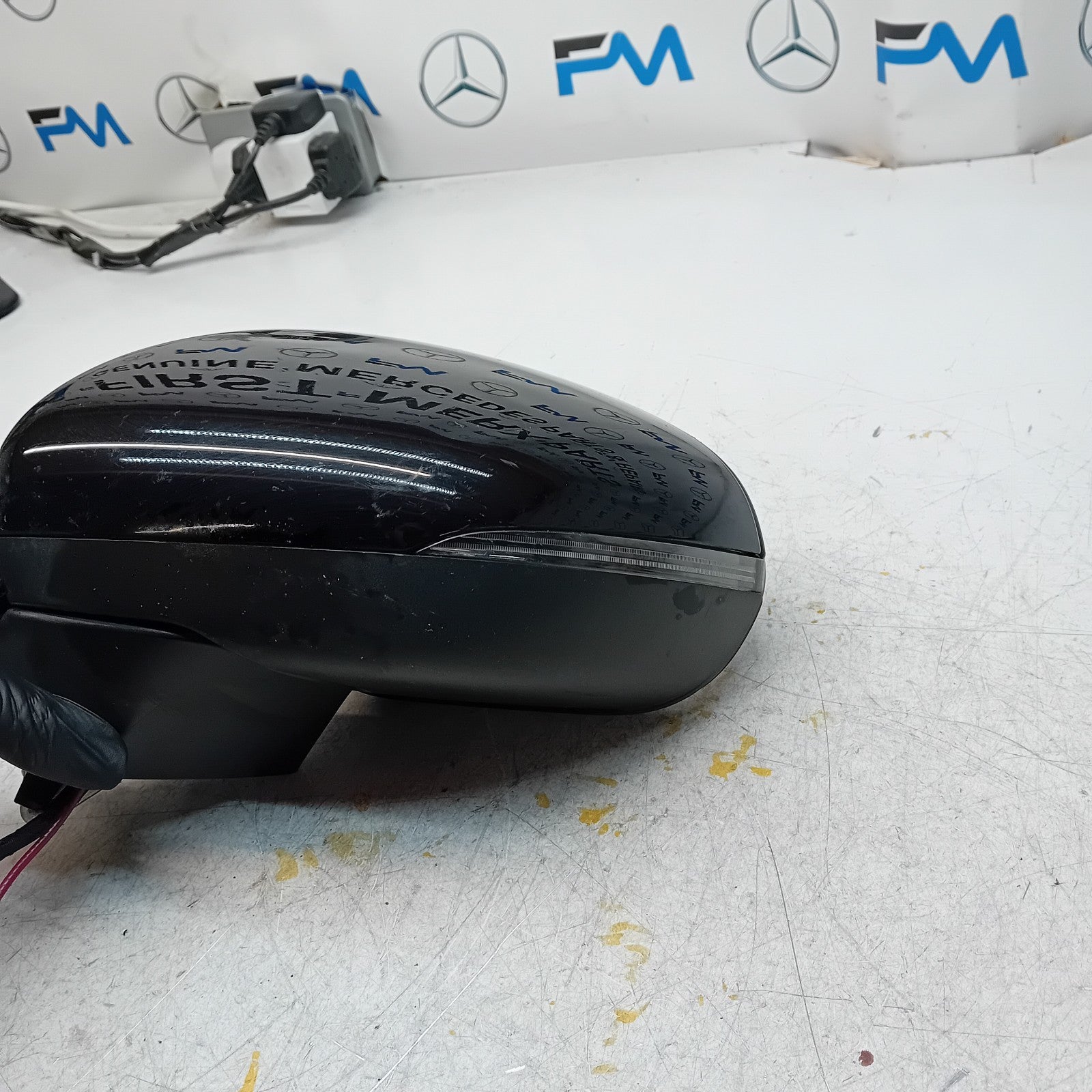 MERCEDES A-CLASS  W177 PASSENGER SIDE WING MIRROR A1778105304 BLACK FMM32