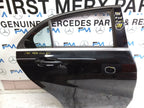 MERCEDES A-CLASS W176 DRIVER REAR DOOR OSR BLACK 2012-18 COMPLETE FMD351
