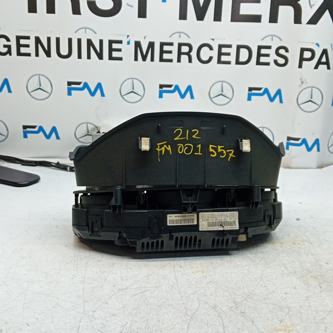 MERCEDES E-CLASS W212 SPEEDOMETER INSTRUMENT CLUSTER BLACK A2129001025 FM001557