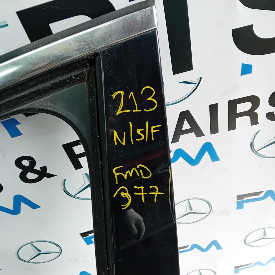 MERCEDES E-CLASS W213 SLN PASSENGER FRONT DOOR NSF BLUE 2016 ON COMPLETE FMD377