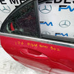 MERCEDES A-CLASS W176 DRIVER REAR DOOR OSR 2015 RED COMPLETE FMD502