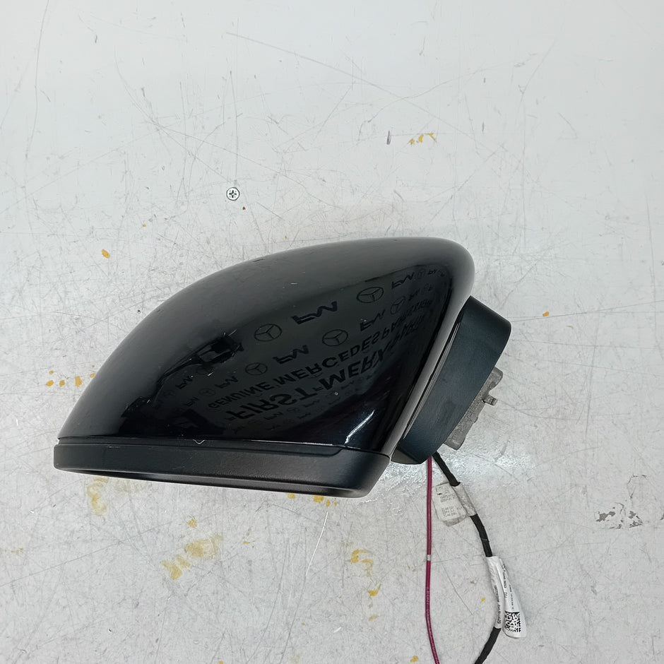 MERCEDES A-CLASS  W177 PASSENGER SIDE WING MIRROR A1778104304 BLACK FMM35