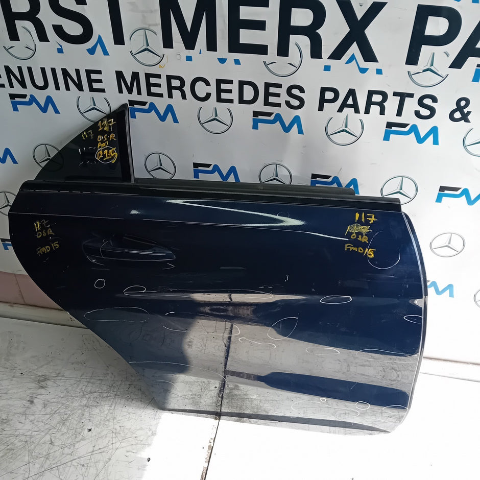 MERCEDES BENZ CLA CLASS W117 DRIVER SIDE REAR DOOR ( OFFSIDE REAR ) FMD15