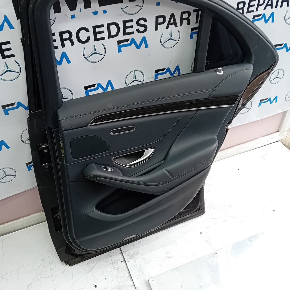 MERCEDES BENZ S-CLASS W222 DRIVER REAR DOOR (OFF SIDE REAR) BROWN 2013-20 FMD27