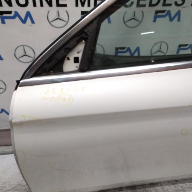 MERCEDES GLC W253 COUPE PASSENGER FRONT DOOR NSF WHITE 2016-2019 FMD543