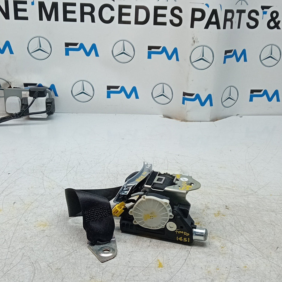 MERCEDES S-CLASS W222 DRIVER RIGHT SEAT BELT BLACK A2228600885 2015 FM001451