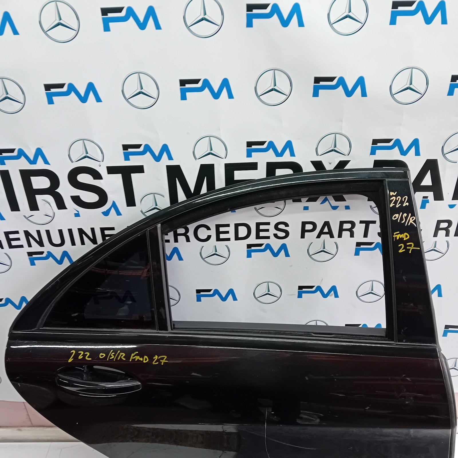MERCEDES BENZ S-CLASS W222 DRIVER REAR DOOR (OFF SIDE REAR) BROWN 2013-20 FMD27