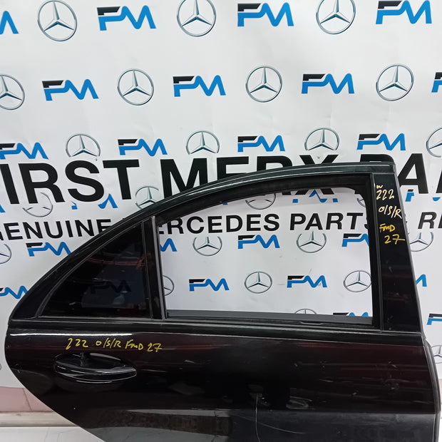 MERCEDES BENZ S-CLASS W222 DRIVER REAR DOOR (OFF SIDE REAR) BROWN 2013-20 FMD27