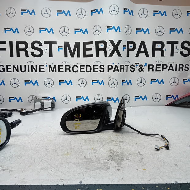 MERCEDES BENZ GLC W253 PASSENGER WING MIRROR NS GREY PL A2538103901 FMM85