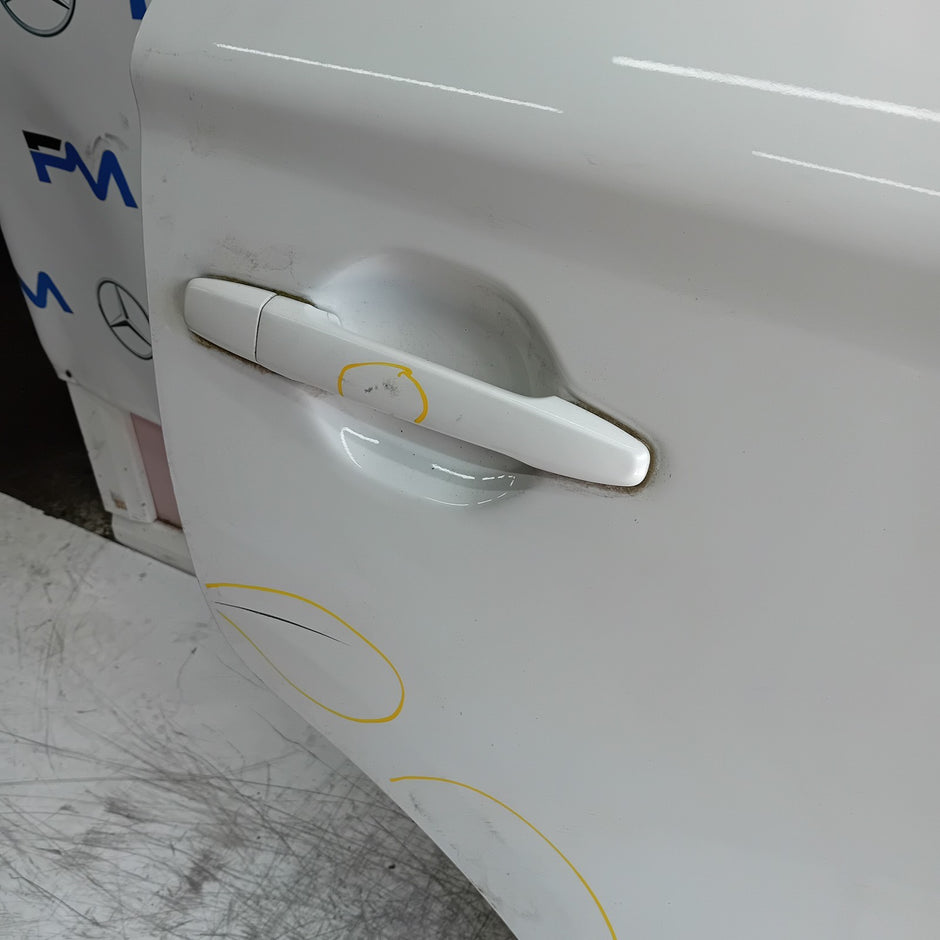 MITSUBISHI OUTLANDER MK3 DRIVER REAR DOOR OSR 2013 WHITE COMPLETE FMD493