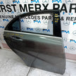 MERCEDES BENZ  A-CLASS W176 DRIVER REAR DOOR OSR GREY 2012- 2018 COMPLETE FMD209