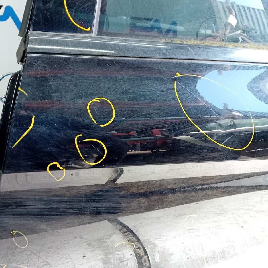 MERCEDES C-CLASS W205 SLN PASSENGER REAR DOOR NSR BLACK 2014 ON COMPLETE FMD425