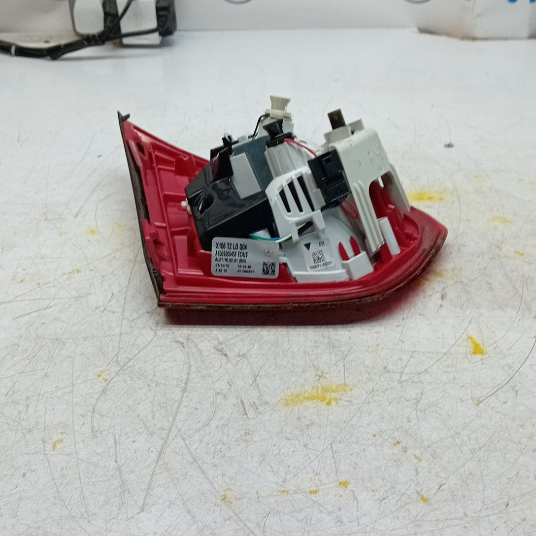 MERCEDES GLA X156 DRIVER RIGHT  REAR INNER TAIL LIGHT A1569060458 2015 FMT286