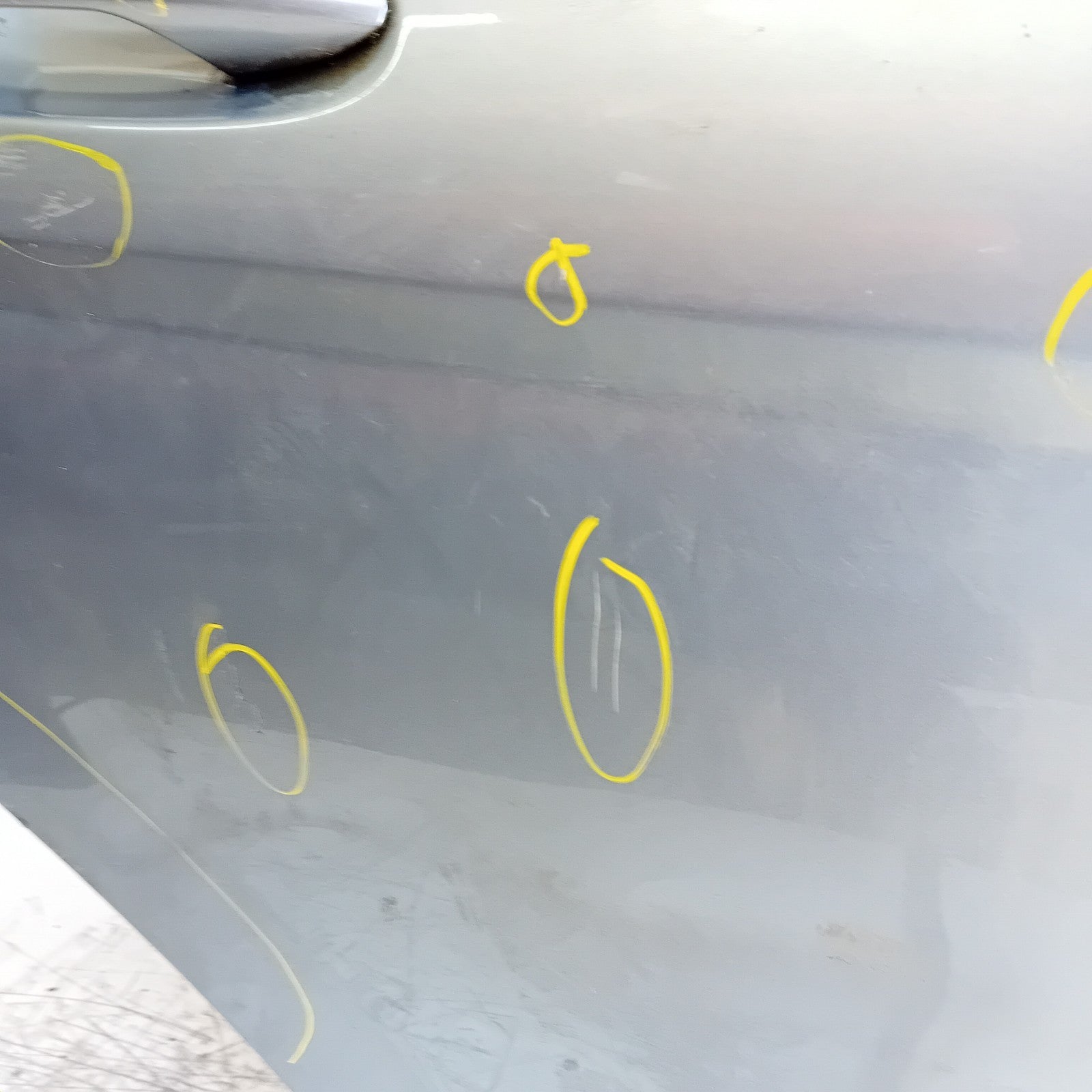 MERCEDES C-CLASS S204 EST DRIVER REAR DOOR OSR GREY 2008-14 FMD457