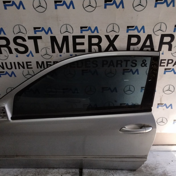 MERCEDES C-CLS W203 SLN PASSENGER FRONT DOOR NSF SILVER 2001-04  FMD591