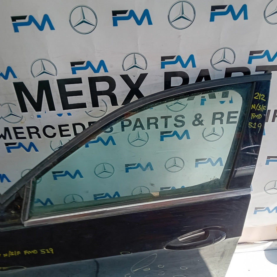 MERCEDES E-CLASS W212 PASSENGER FRONT DOOR NSF 2015 COMPLETE BLUE FMD519