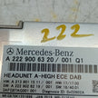 MERCEDES BENZ S CLASS W222 SAT NAV SYSTEM HEADUNIT A2229006320 FM001533
