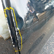 MERCEDES BENZ  C-CLASS W2O5 PASSENGER SIDE REAR DOOR N/S/R COMPLETE BLACK FMD110